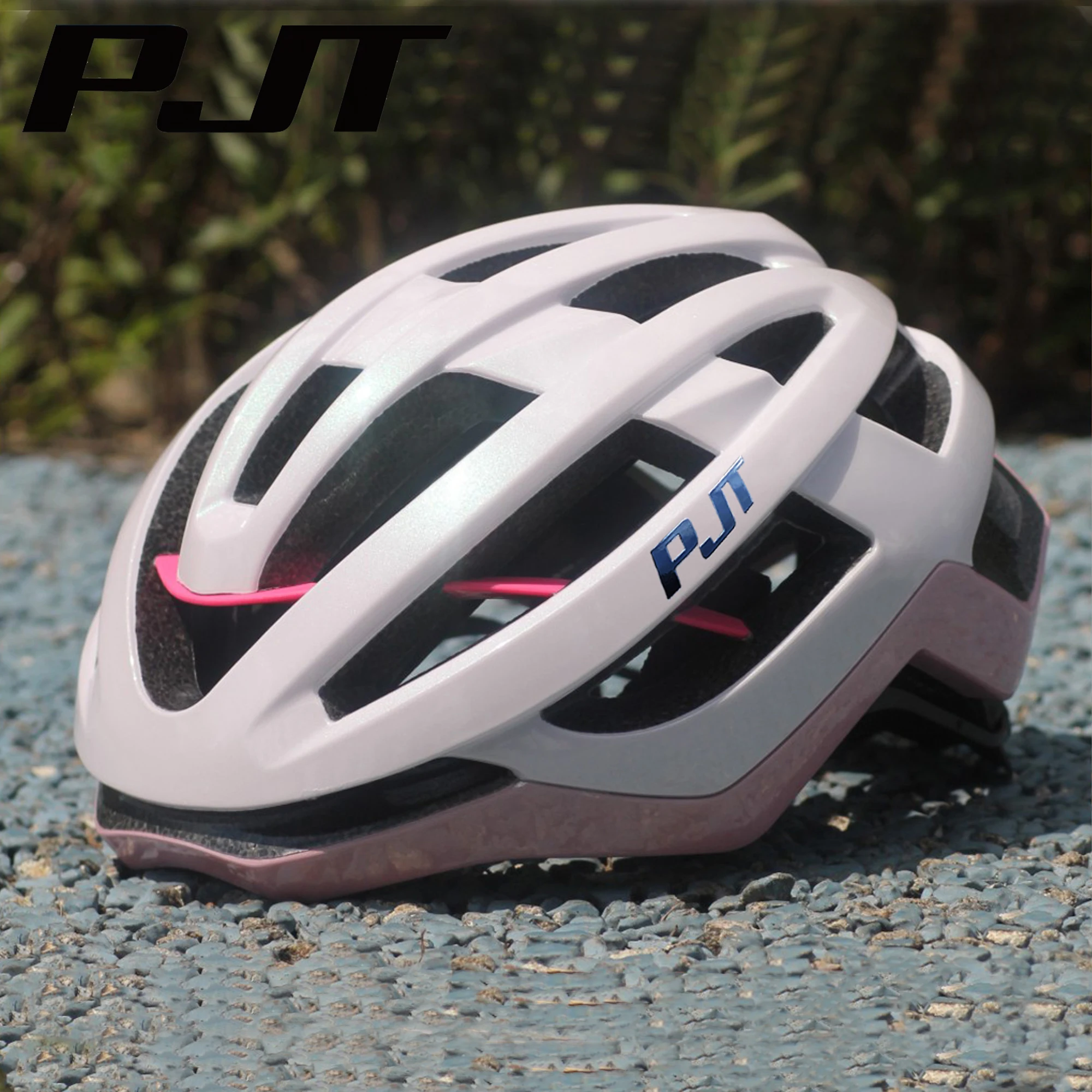 PJT Neuer PC-Fahrradhelm mit Vollkantenschutz, Ultraleichtes 3D-Stiffener-Design, MTB- und Rennradhelm, Erwachsenen-Radsicherheitshelm