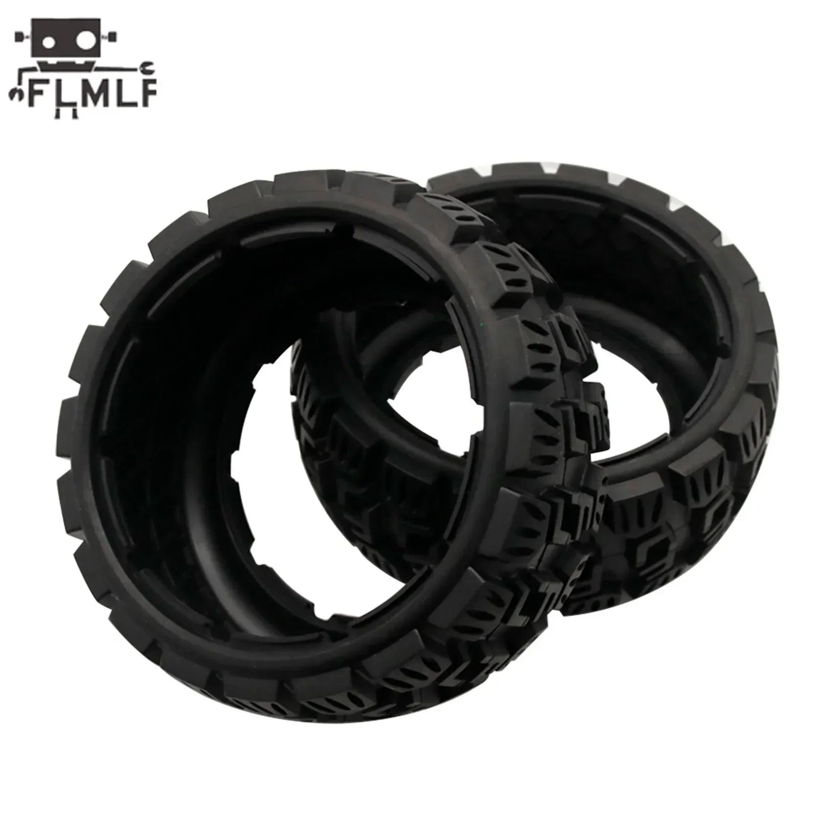 FLMLF Rc Auto Resistente All'usura Anteriore o Posteriore Manopole Ruota Pneumatico Kit Pelle per 1/5 HPI ROFUN BAHA ROVAN King Motore BAJA 5B Parti di Camion