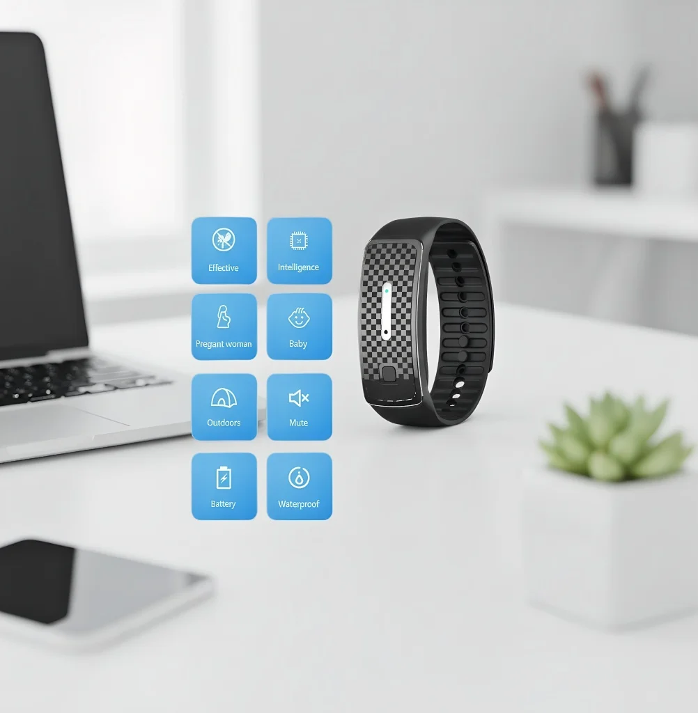 

Ultrasonic Body Shape Bracelet - Magnetic Intelligent Fitness Tracker with Heart Rate Monitor