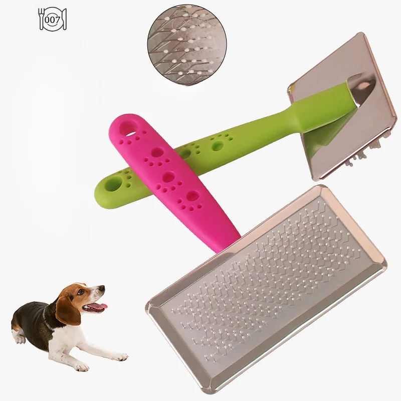 Pet Comb Cat Dog BrushHair Removal Stainless SteelNeedle Comb Hair CleaningBeauty Skin Care Pet DogGrooming Brushes Supplies