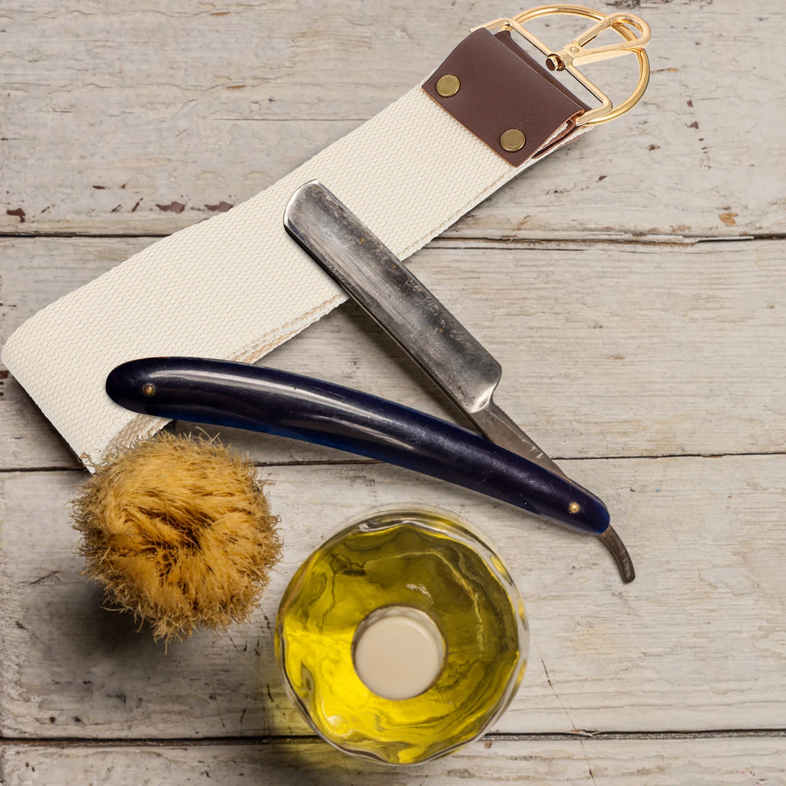 

Sharpening Strap Razor Strop for Daily Use and Professional Grooming Tough Canvas Barber Sharpening Sharpener