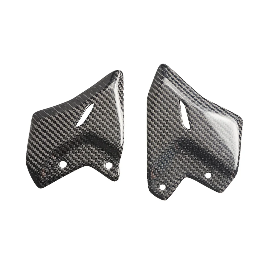 For Kawasaki Ninja 650 Z650 Z 650 NINJA 2017 - 2025 Carbon Fiber Motorcycle Accessories Rear Pedal Wing Board Rear Guard Board