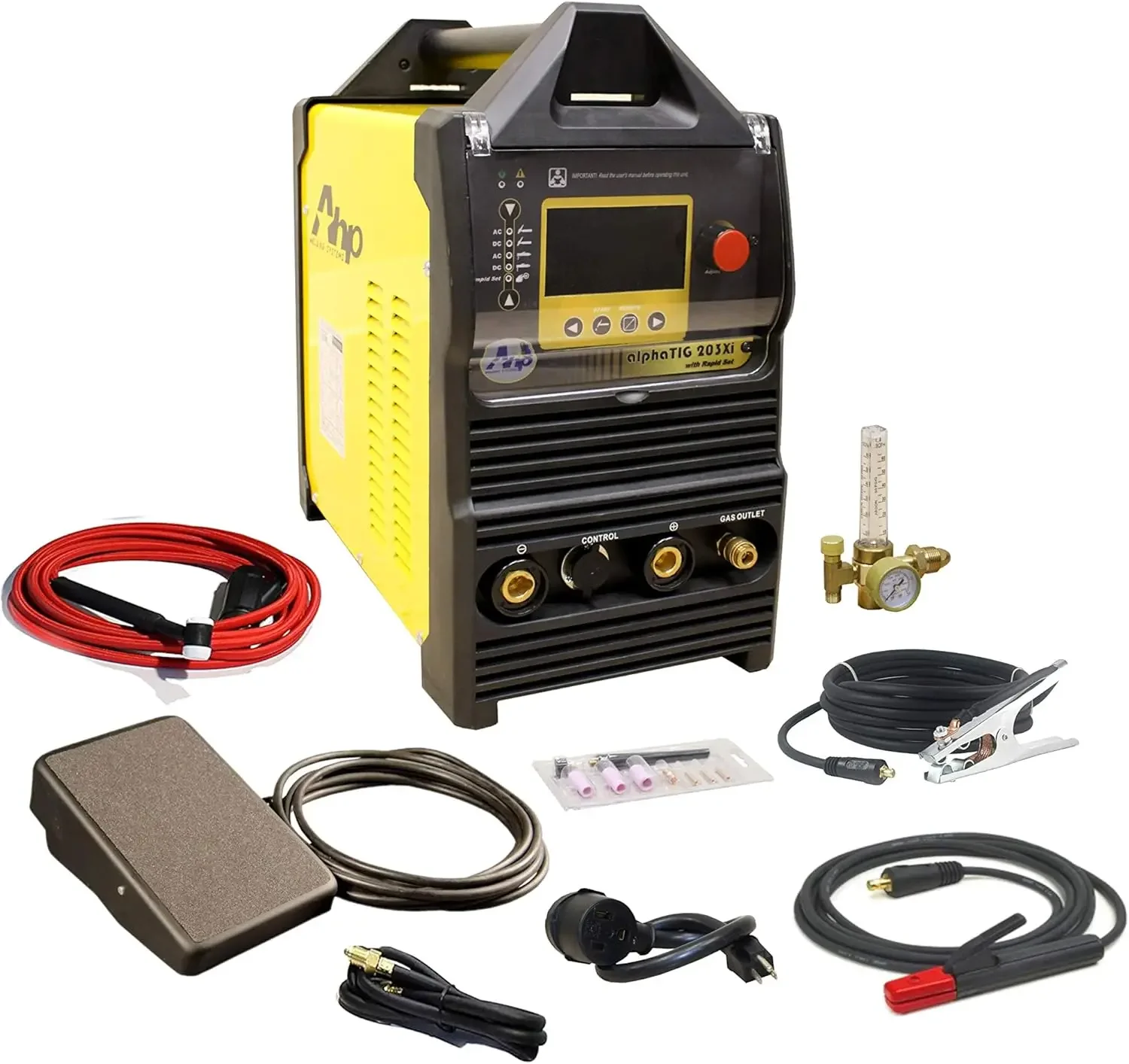 203Xi Amp IGBT AC DC Tig/Stick Welder with PULSE 110/220v 3 YEARS WARRANTY