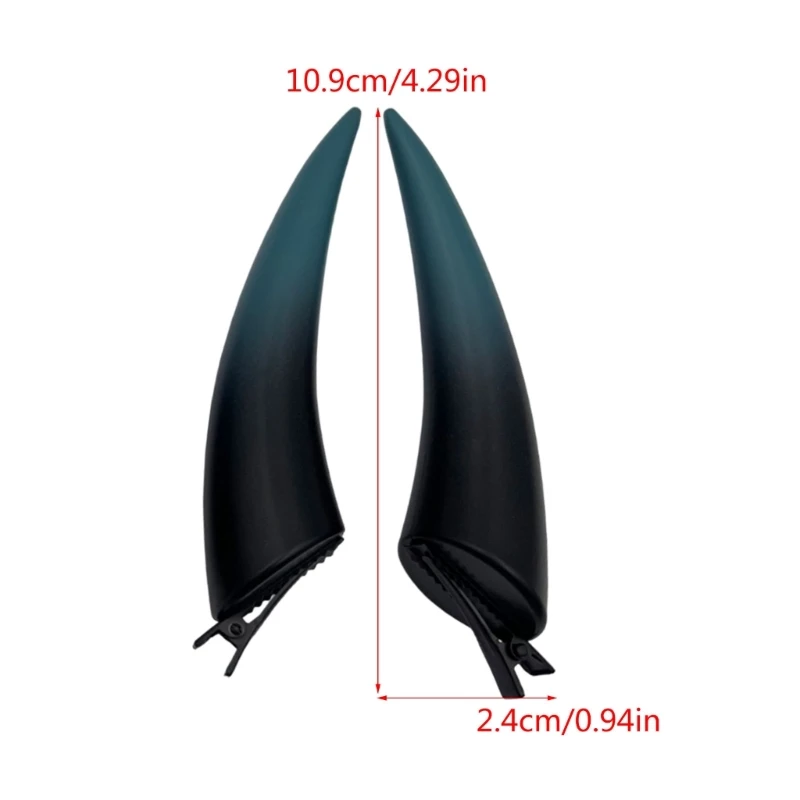 Devil Horn Tornante Party Cosplay Costume Clip capelli Accessori per capelli Halloween Trasporto goccia