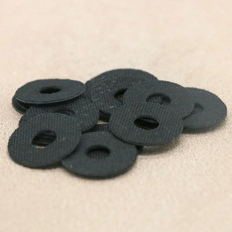 10PCS 1mm Fishing Wheel Special Discharge Force Alarm Carbon Fiber Brake Pad Baitcasting Reel Spinning Drum wheel Accessories