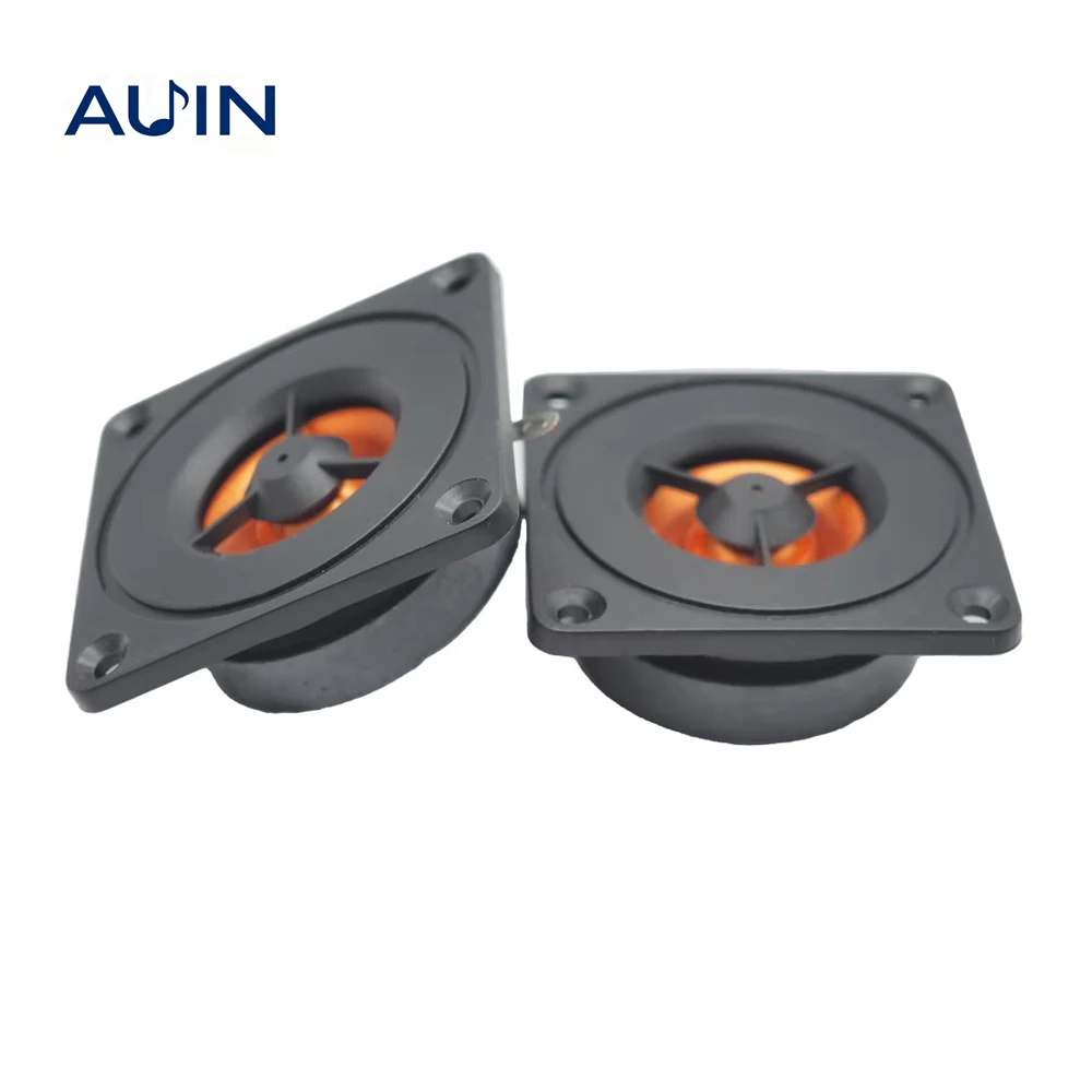 AUIN 2 Peças Tweeter de 2 Polegadas 52MM 4 Ohm 15W Alto-falante de Agudos DIY Bluetooth para Home Theater e Som Automotivo Modificado