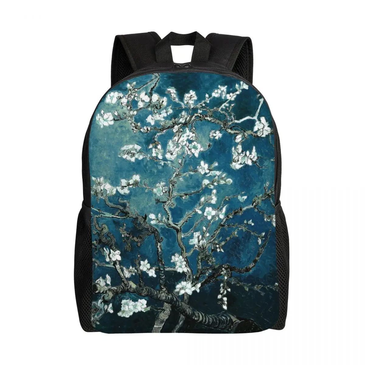 

Van Gogh Almond Blossoms Laptop Backpack Women Men Fashion Bookbag for College School Students Flowers Painting Bags