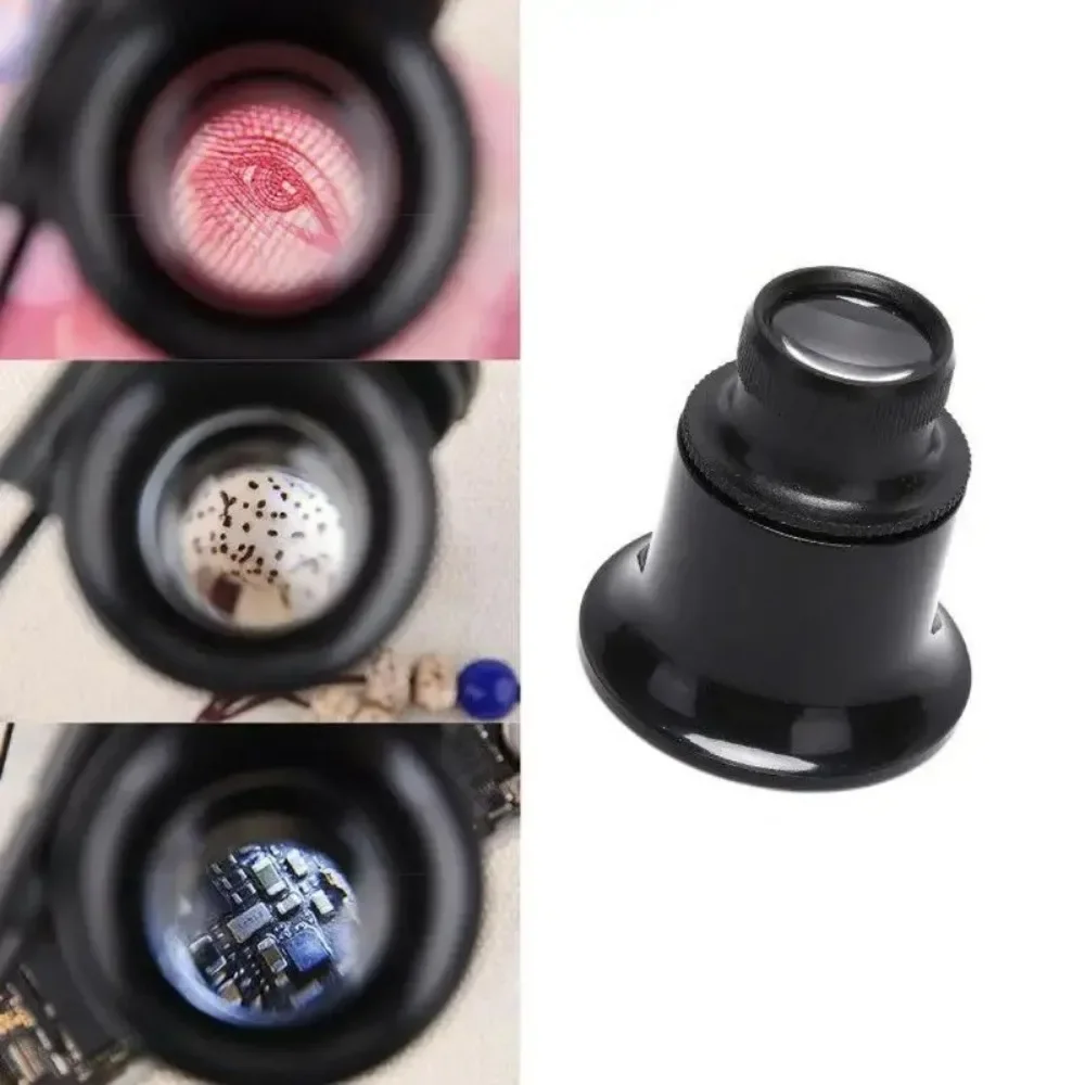 20x HD Magnifying Glasses Eyepiece Eyelid Fixed Enlarging Magnifying Glasses for Clock Repair Testing and Appraisal