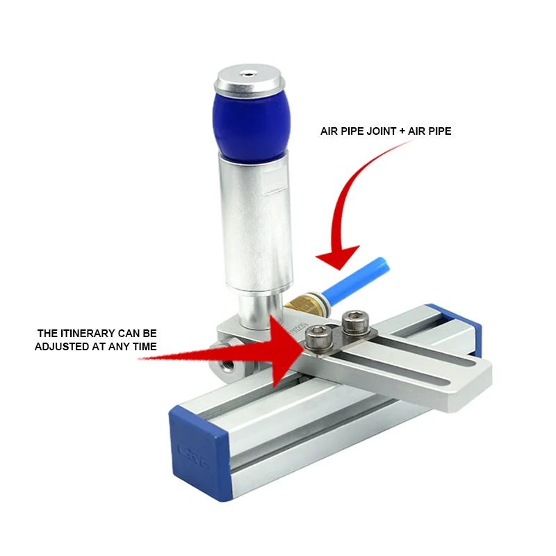 EOAT SMBE6 Pneumatic Component Hardware Sheet Metal Sliding Fixing Bracket Fixture Accessories Finger Cylinder Actuator Sliding