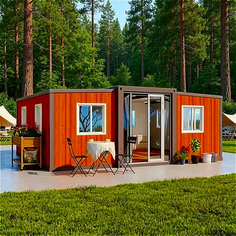 Foldable Container House Fold Out Steel Pod Customized Wind Resistant Prefab Shelter for Mining Camp Exploration Base Housing