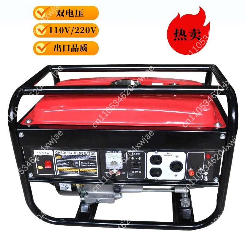 Portable Single Phase Generator 3KW 8KW Dual Voltage 110V 220V Low Noise Outdoor Construction Power Equipment