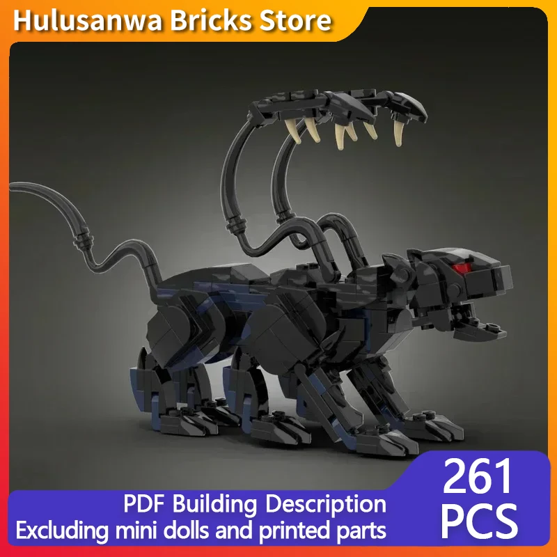 Medieval Castle Monsters Model MOC Building Bricks Displacer Beast Modular Technology Gifts Holiday Assemble Children Toys Suit