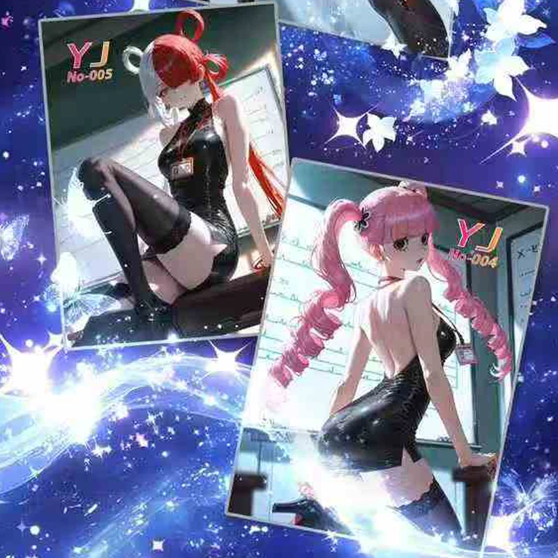 Venta al por mayor, caja de colección de Goddess Story, tarjeta de Metal, regalos Doujin CCG para niños, pasatiempos de cumpleaños