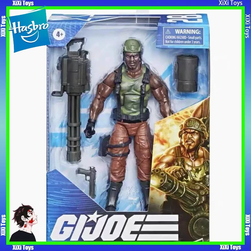 

Original Hasbro G.I. Joe Classified Series HEAVY ARTILLERY ROADBLOCK Anime Figure Toy Collection Model