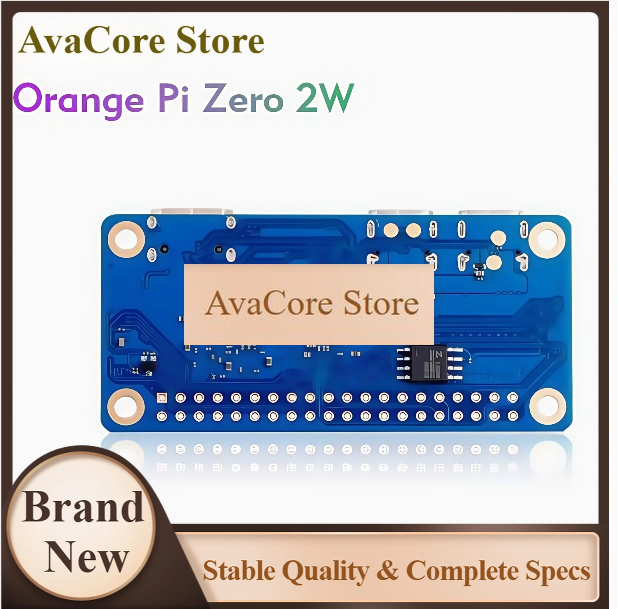 AvaCoreOrangePi Zero2W Development Board, Powered By Allwinner H618 Processor, Supports Android, Linux, And Other Operating Syst