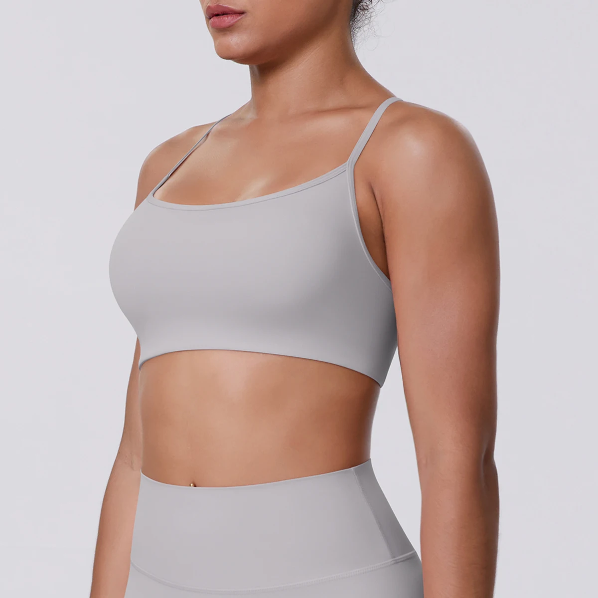Sport-BH Nahtloses Yoga-Top Damen Fitness-Artikel Gym Active Wear Back Cross Workout Push-up Fitness Laufunterwäsche – Detail 30
