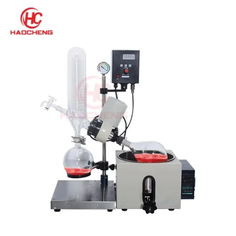 2L Electric Rotary Evaporator Laboratorty Vacuum Distillation Equipment With Core Motor Component Competitive Price