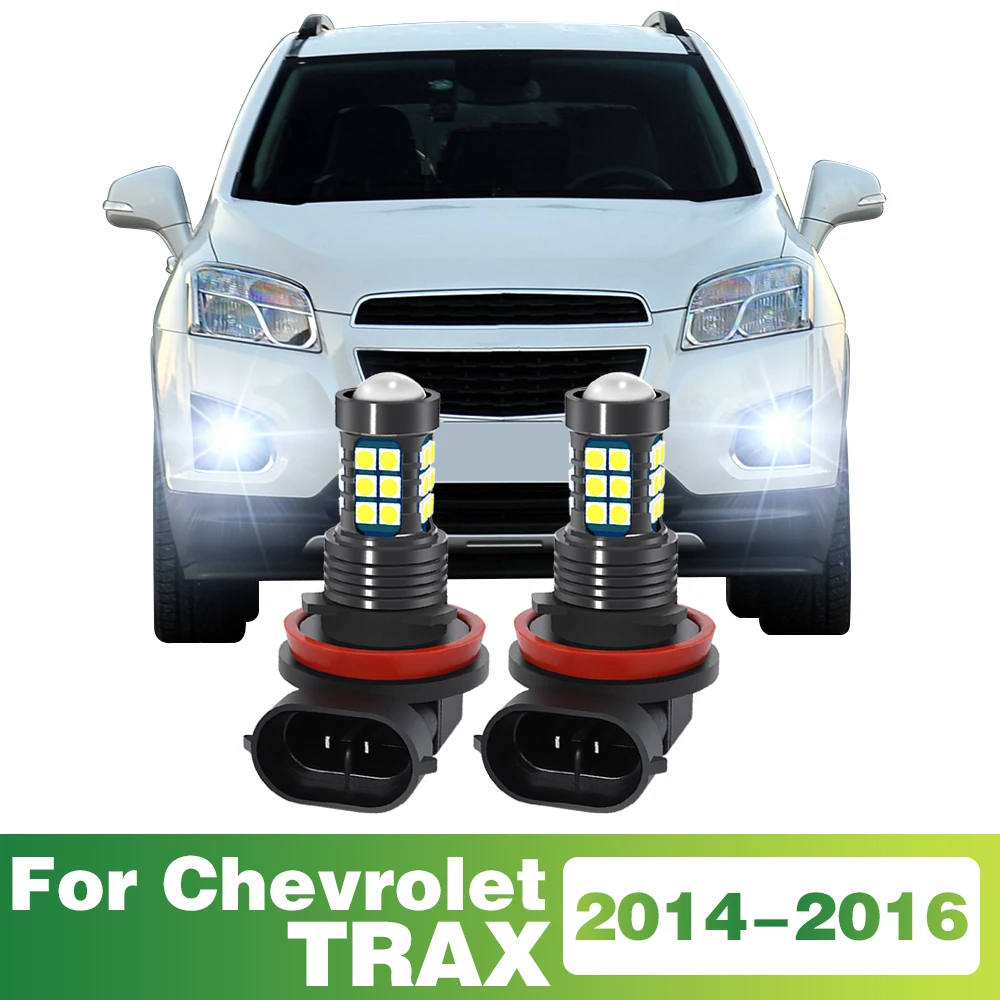 

2 Pcs LED Lamp Car Front Fog Light For Chevrolet TRAX 2014 2015 2016 Accessories