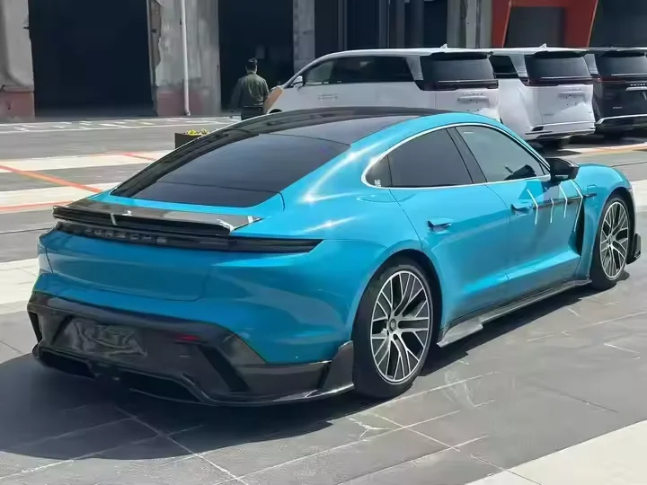 Auto Parts Rear Lip Rear Spoiler M Style Dry Carbon Fiber Body Kit Automotive Accessories for Porsche Taycan