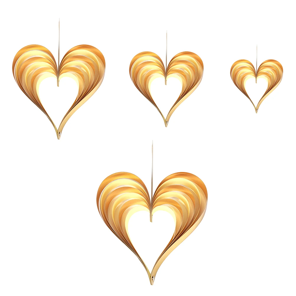 

Heart-Shaped Ornaments Hanging Decoration Miniature Decorations for Valentine's Day Three-dimensional