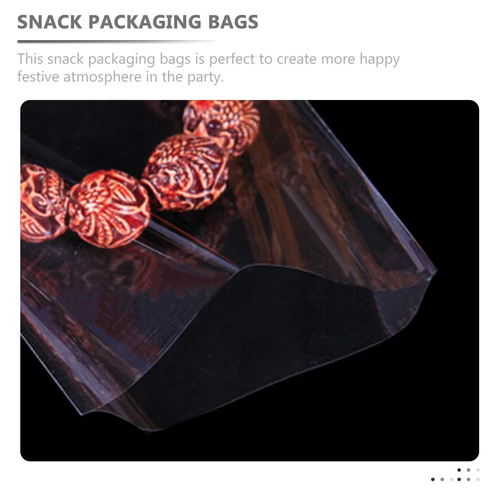 

400Pcs Clear Cellophane Bags Party Goodies Snack Packaging Biscuits Cookies Chocolates Bags Snack Bag Bread Bag