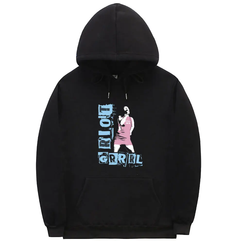 Limited Bikini Kill Riot Grrrl Graphic Hoodie Classic Kathleen Hanna Sweatshirt Men Women Vintage Punk Rock Oversized Hoodies