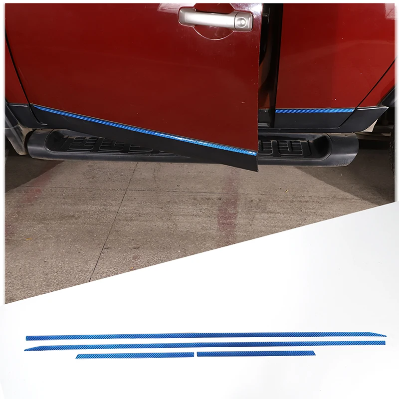 

Soft Carbon Fiber Car Body Waistline Decorative Strips Trim Sticker For Toyota FJ Cruiser 2007-2021 Car Accessories