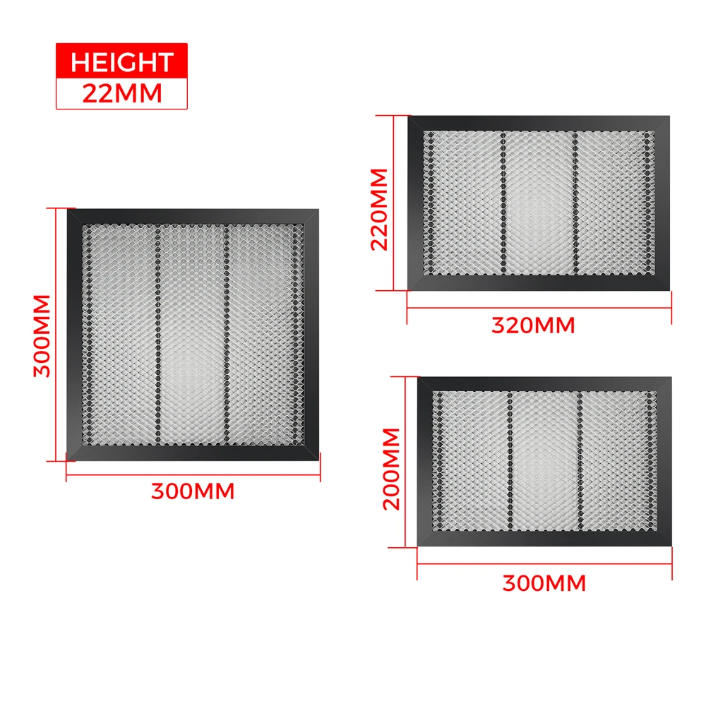 TWOTREES Aluminium And Iron Carbon Fiber Honeycomb Work Table Composite Panel Price For Co2 Laser Engraving Carving Machine