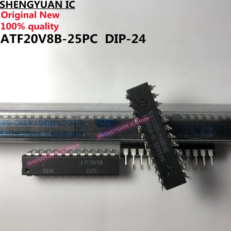 5-unidades-atf20v8b-25pc-dip-24-atf20v8b-de-alto-desempenho-ee-pld-100-novo-importado-original-100-qualidade