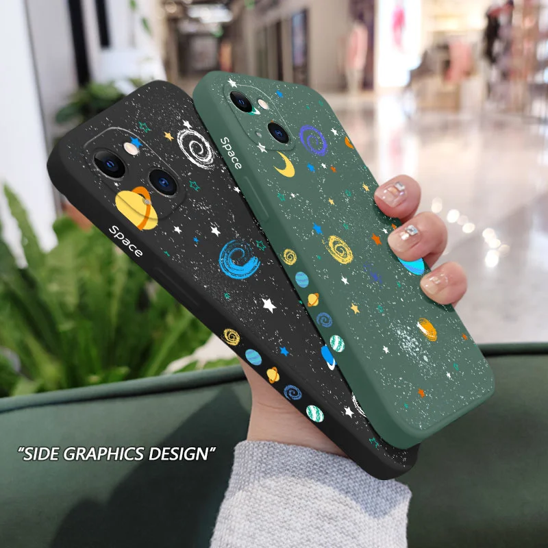Vast Universe Phone Case For iPhone 17 Air 16 16E 15 14 13 12 11 Pro Max Mini X XR XS MAX SE2020 8 7 Plus 6 6S Plus Cover