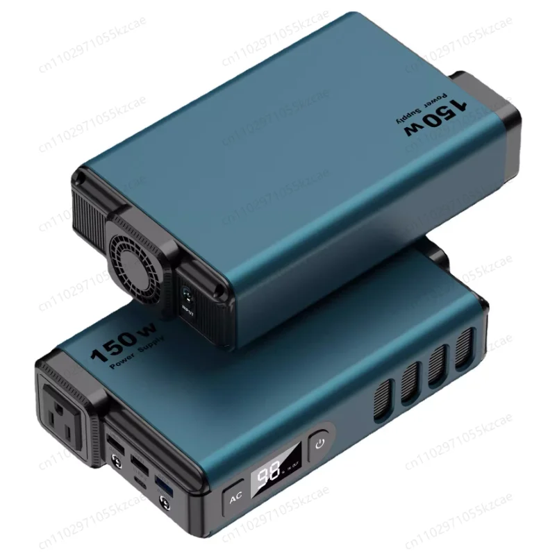 محطة طاقة تيار متردد 150 وات، بطارية ليثيوم أيون بقدرة 32000 مللي أمبير في الساعة، PD65W وPD45W USB-C، بطارية خارجية للكمبيوتر المحمول للاستخدام الخارجي والطوارئ