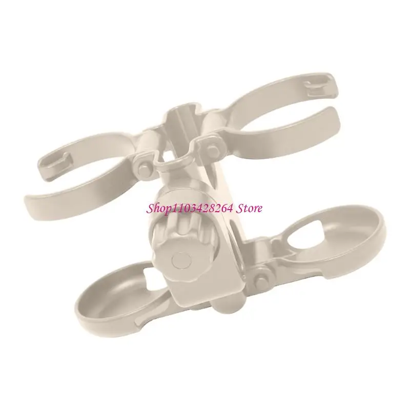 Rotating Clamp Strollers Cup Holder Double Compartment Phone Slot for Drinks Phones Lightweight Portable Design