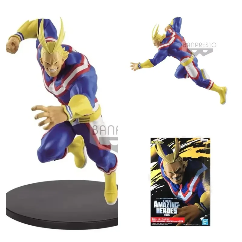 In Stock Original Bandai My Hero Academia All Might Anime Action Figures Collection Ornaments Figure Toys Birthday Gift PVC