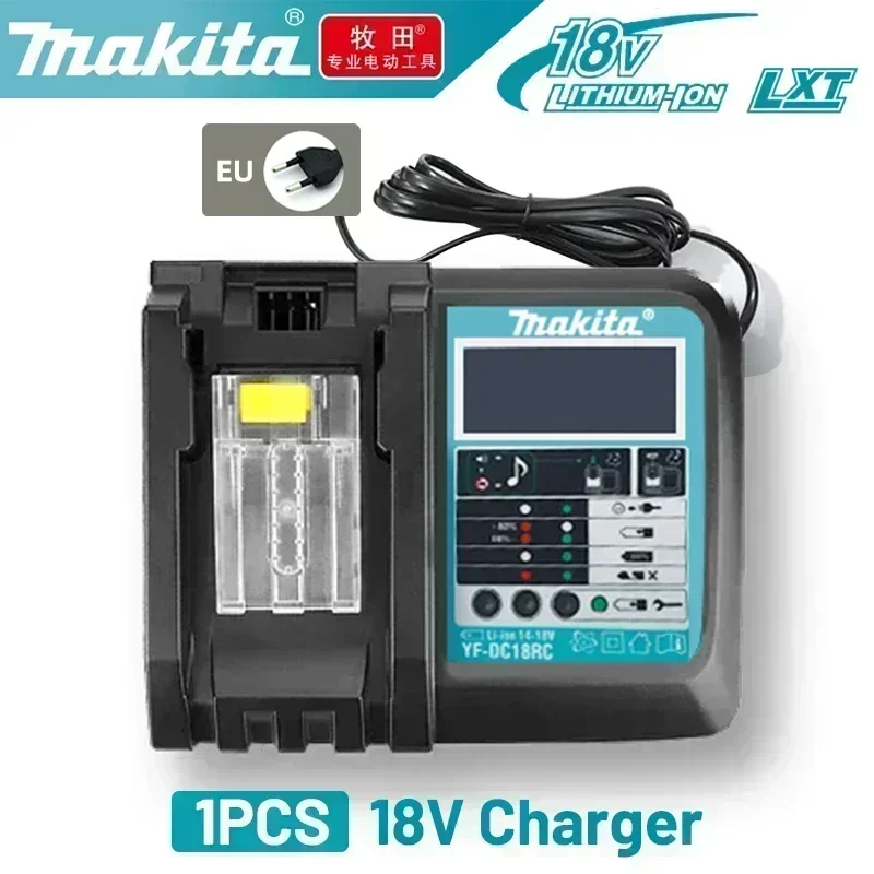 Originele 18V Makita Lithium Batterij 5AH 6AH 9AH BL1860B BL1850B bl1840 batterij 100% BL1860 BL1815 18V Makita Oplader