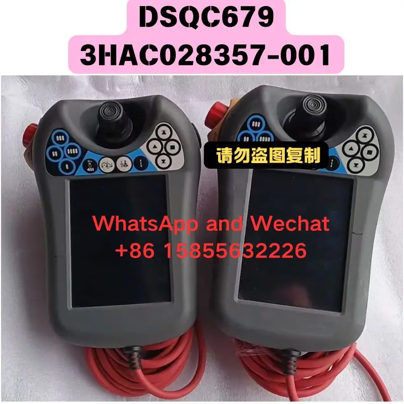 Used OEM disassembled parts DSQC679 3HAC028357-001 Teach Pendant Functional test OK Fast Shipping