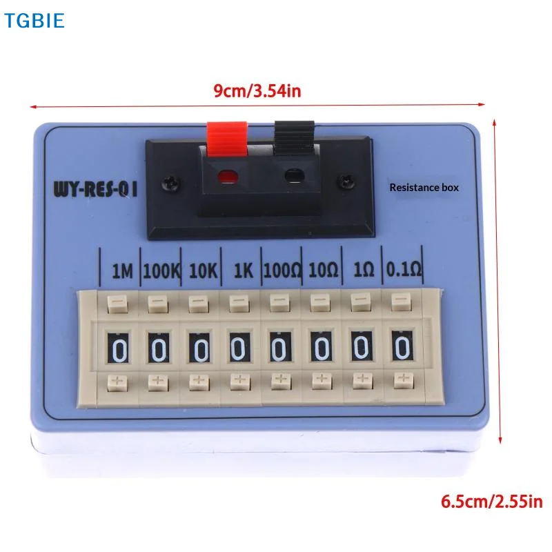 [TL]【TL】WY-RES-01 Resistance Box Pocket Resistance Box, Dial Programming Resistance Box For Electrical Equipment Tool Accessory