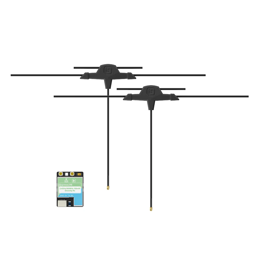 

iFlight ExpressLRS 2.4GHz/900MHz ELRS 100mW Dual-Band True Diversity RX Receiver with Dual Antenna Support Gemini