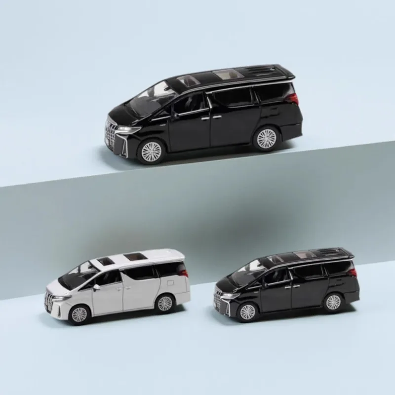 

GCD литая под давлением модель автомобиля 1/64 алфад белый красный черный левая кабина 1:64 MPV автомобиль с чехлом подарок для мальчиков девочек взрослых