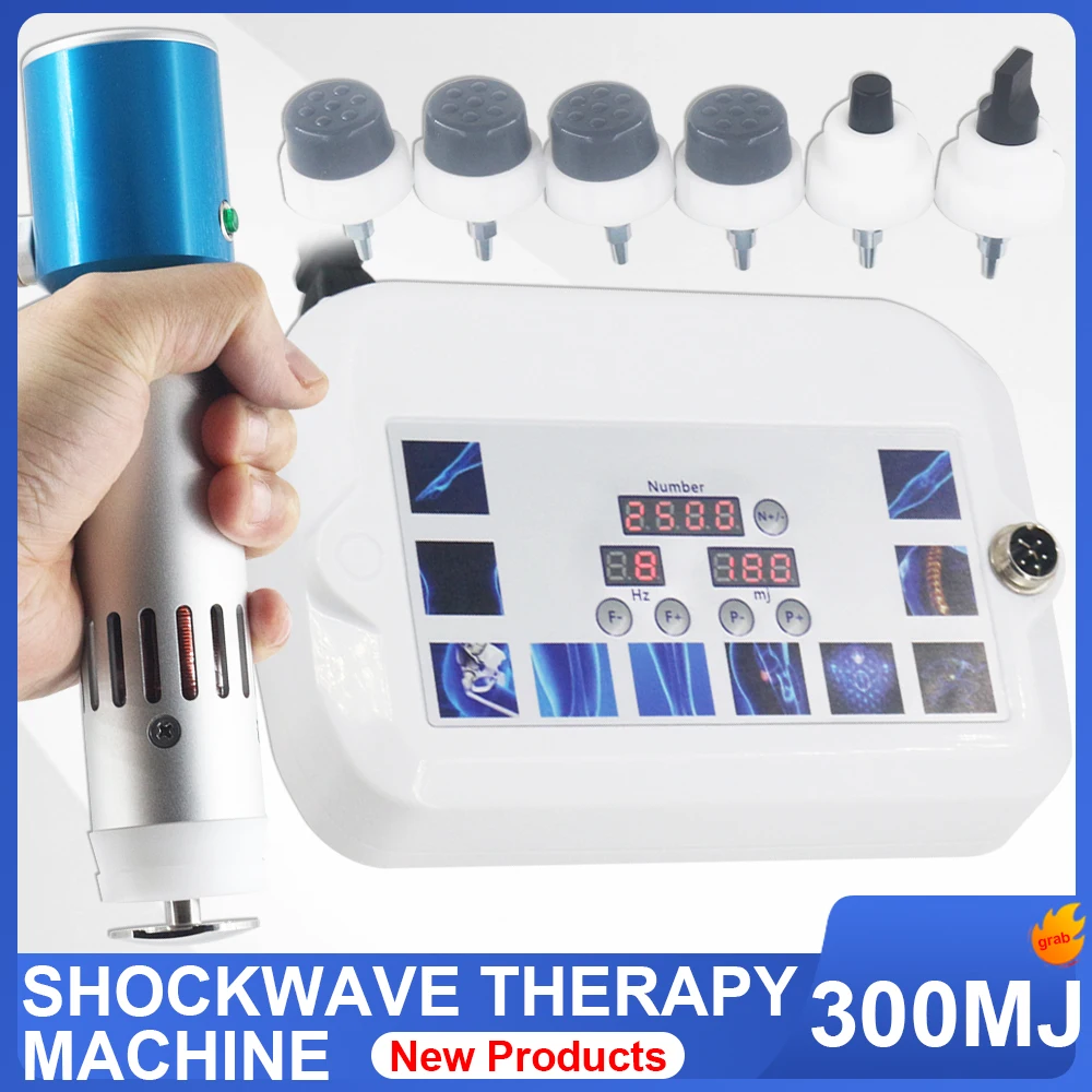 Shockwave Therapy Machine Newest For Effective ED Treatment And Ankle Pain Relief Massage Professional Shock Wave Massager 300MJ