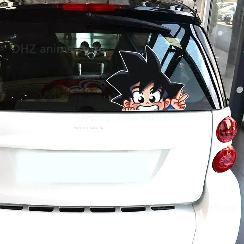 漫画のドラゴンボールのステッカー,車のステッカー,漫画,ファッショナブル,アニメーション,防水,装飾アクセサリー