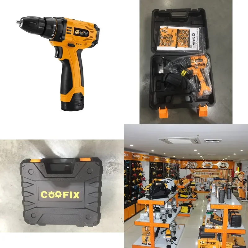 

【CHIMU HOME】 12V Cordless Drill Driver with 2-Speed Gear and Impact Function for DIY Projects