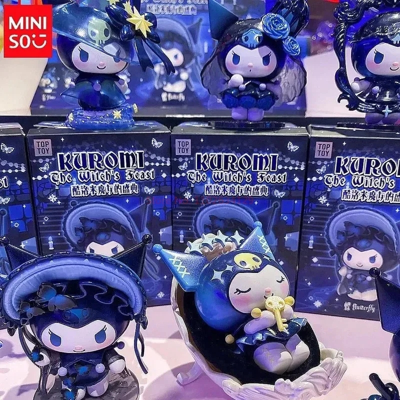 

Новые Фигурки Sanrio Kuromi Witch's Grand из коллекции Kuromi, милые настольные украшения для девочек, подарки