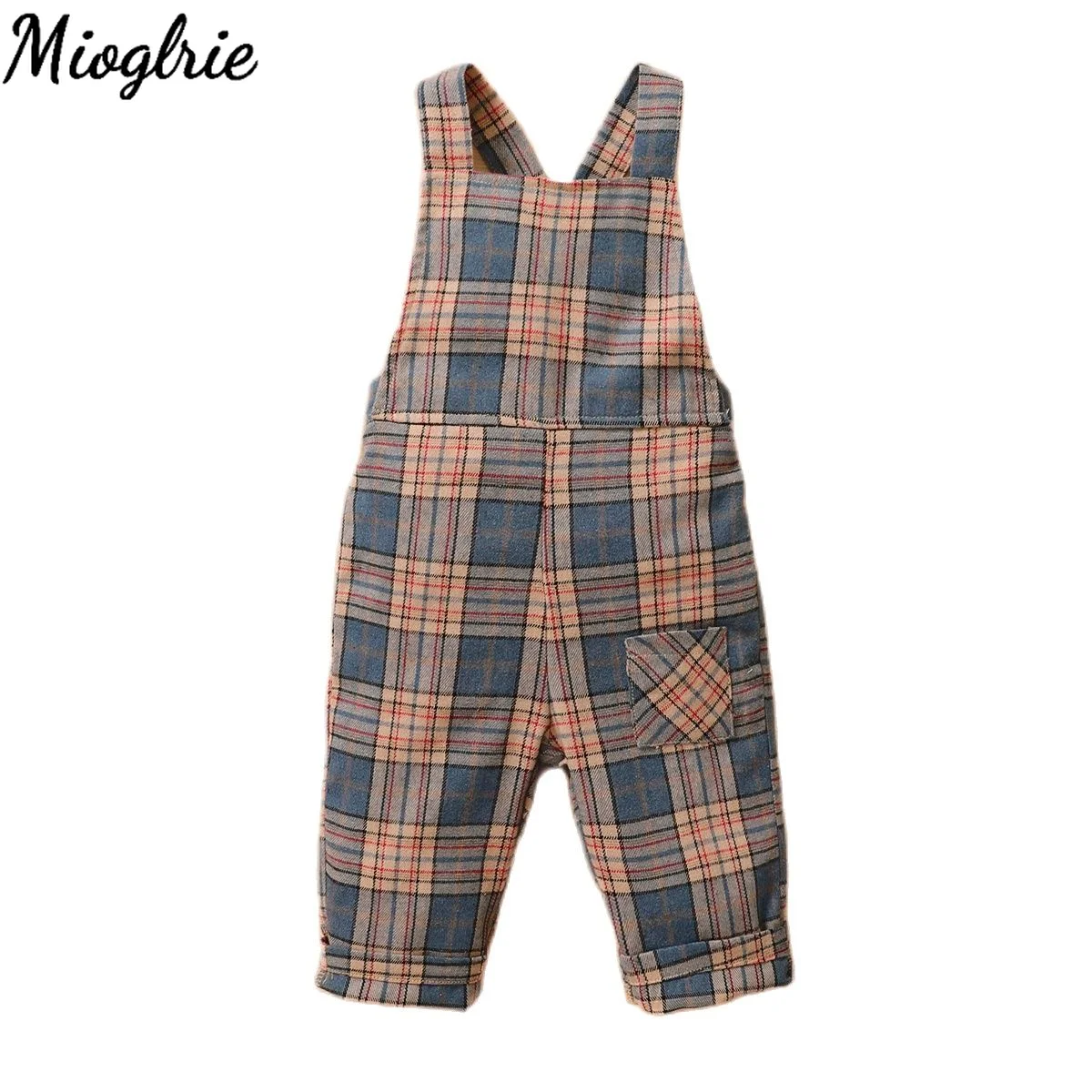 

Комбинезон клетчатый для новорожденных 0-3 лет, без рукавов, Одежда для новорожденных, одежда для мальчиков и девочек