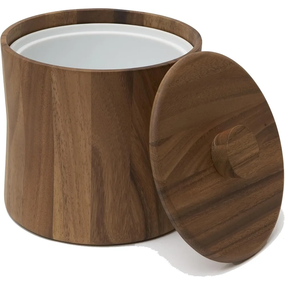 

Acacia Wood Ice Bucket - 3 Quarts, 8 x 8 1/2 - Pack of 4