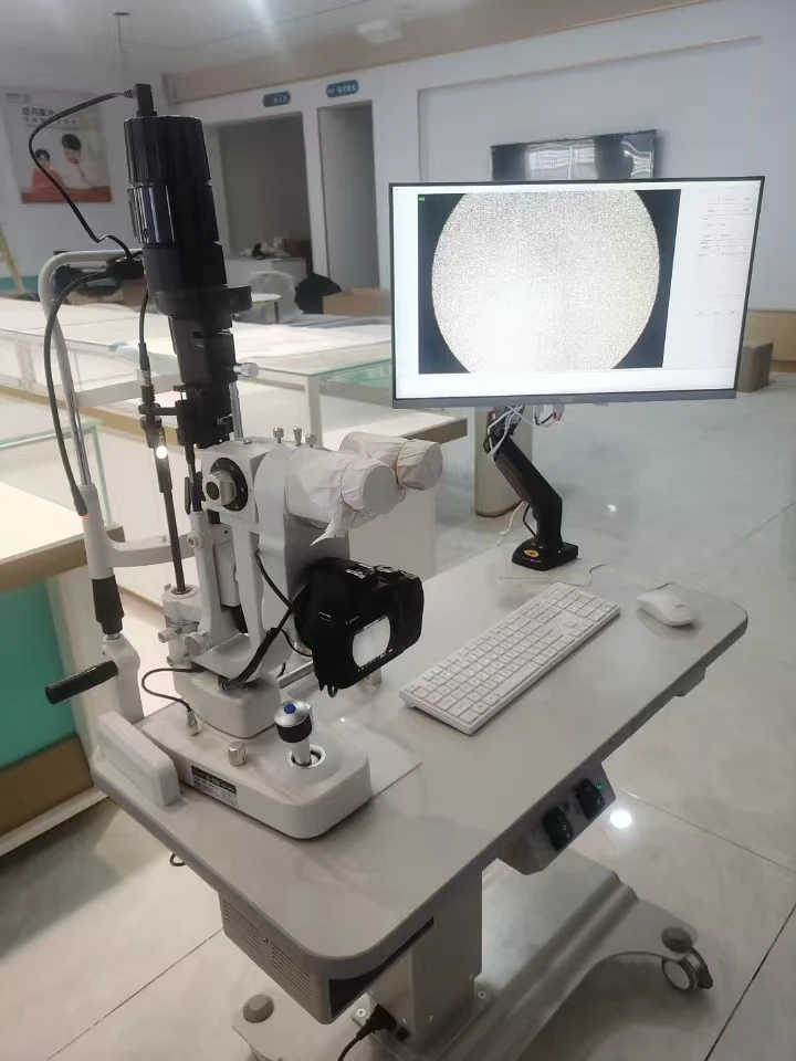 2026 New Ophthalmic Instrument Ophthalmology Digital Slit Lamp With Camera Table Computer