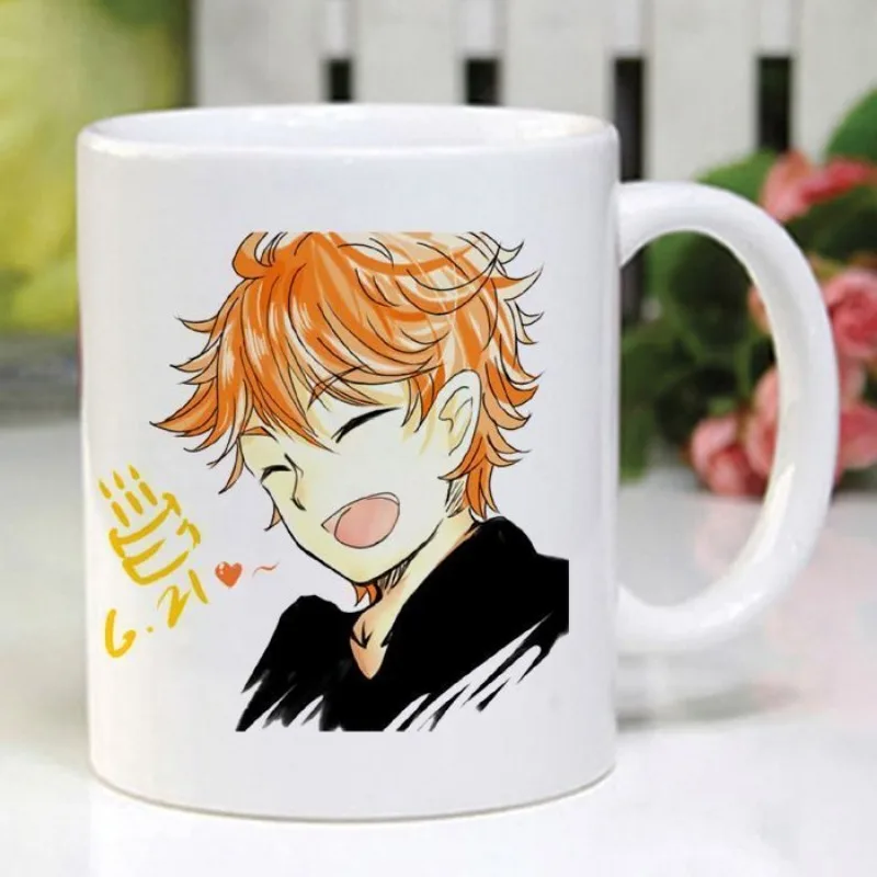 Haikyu!! Hinata Xiangyang Animation Peripheral Water Cup Kawaii Ceramic Mug Birthday Gift Home Supplies Couple Coffee Cup