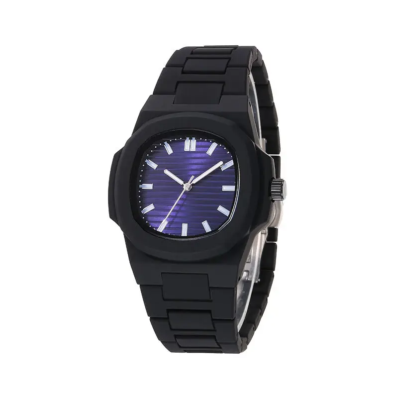 

Creative Fashion Sports Leisure Watch Simple Plastic Case Quartz Watch Waterproof Wristwatch Fashion Clock
