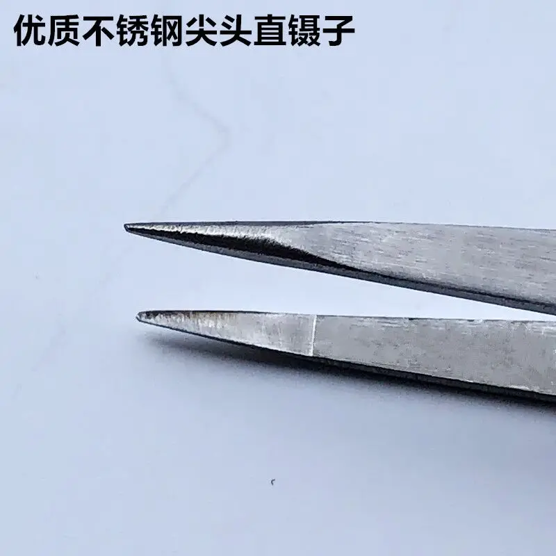 Industrial Sewing Machine Threading Tweezers Machine Flat Overlock Machine Stainless Steel Pointed Threading Tools Plucking Medi