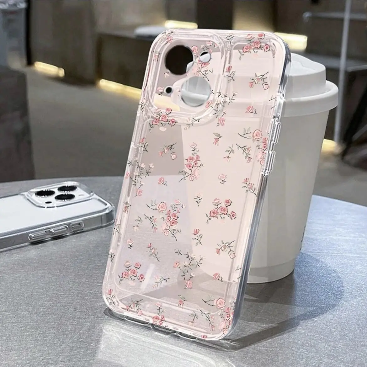 SEIRASSIM cute flowers phone case for iphone 16 pro max 15 14 plus 13 11 12 silicone back cover for iphone xr xs max x 7 p 8 se2