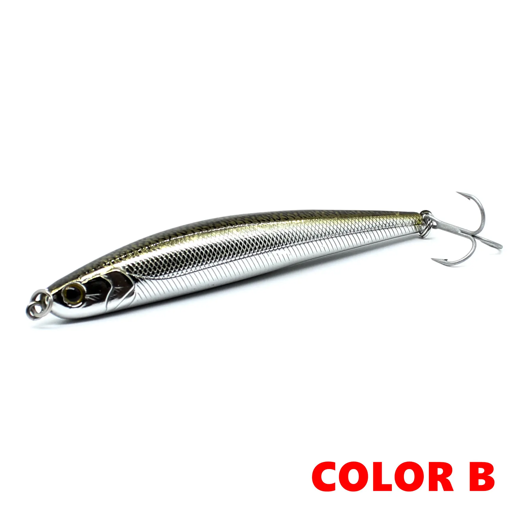 AOCLU Sinking Stick Bleistift Wobbler 9cm 28,3g Harten Köder Locken Bass Frische Salzwasser VMC Haken Tiefsee Boot felsen Angeln – Detail 6